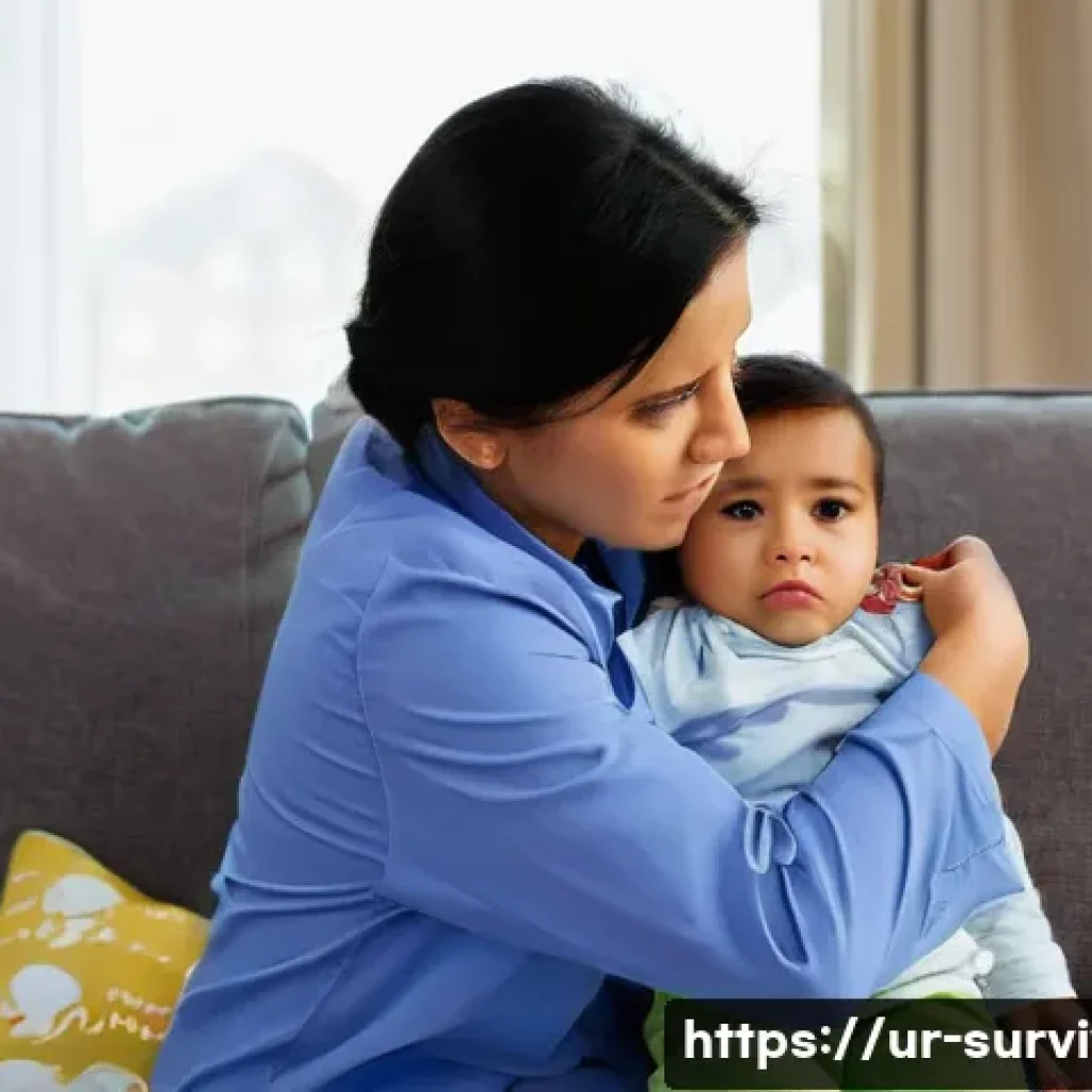 목숨을 구하는 첫 10분 - **Prompt 1: Immediate Response to Choking in a Child**
"A candid, realistic photograph of a youn...