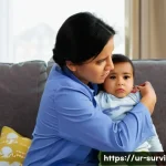 목숨을 구하는 첫 10분 - **Prompt 1: Immediate Response to Choking in a Child**
    "A candid, realistic photograph of a youn...